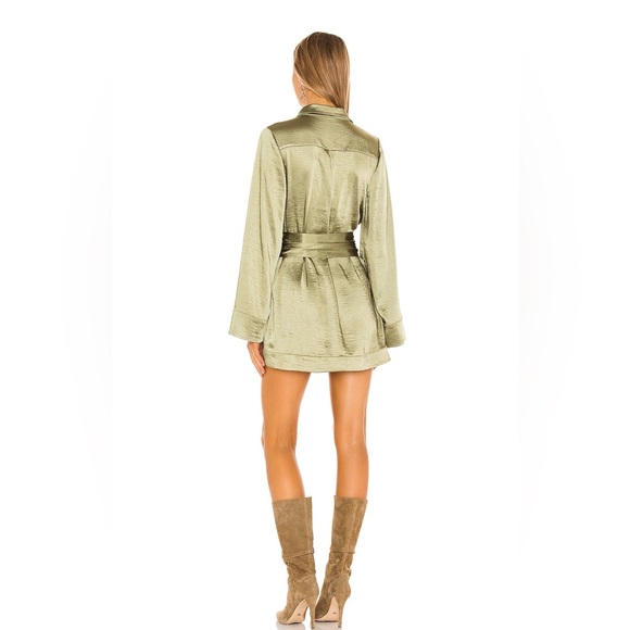 Priscilla Mini Dress in Sage